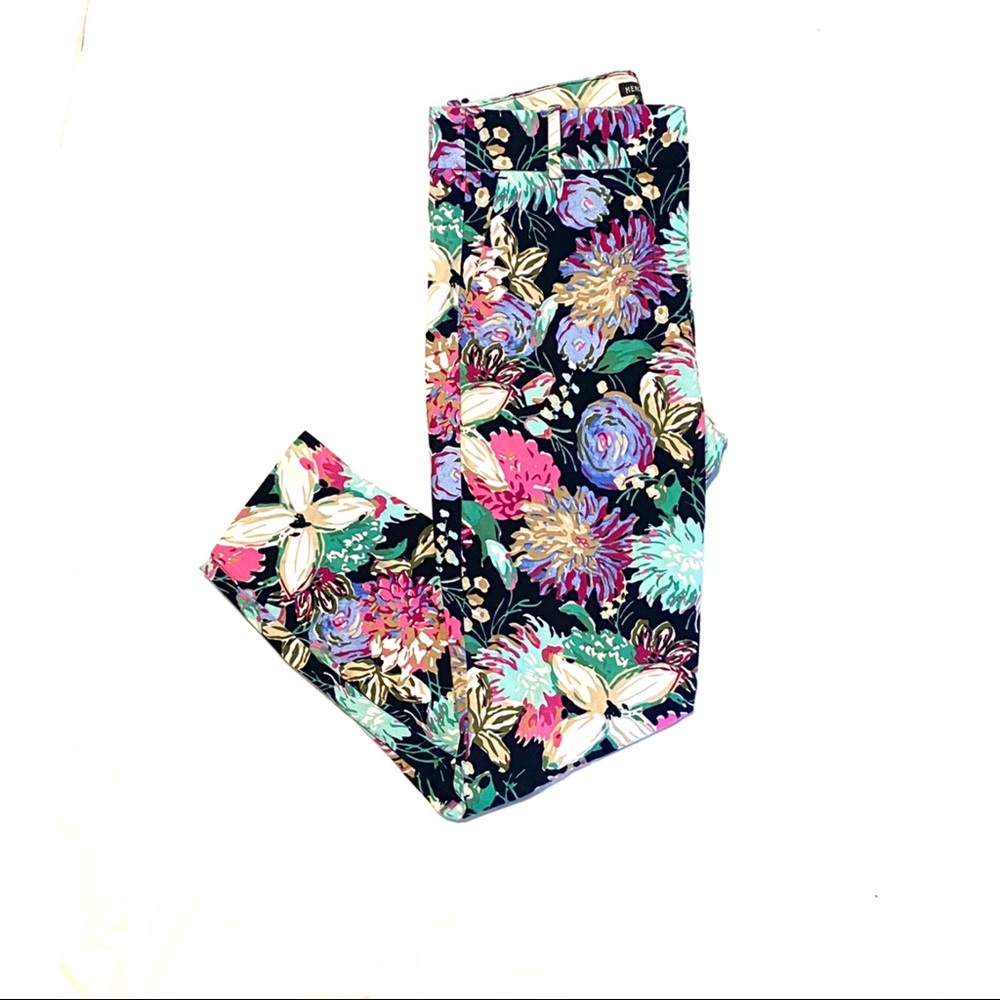 J. Crew Mercantile Floral Print Ankle Length Bottoms